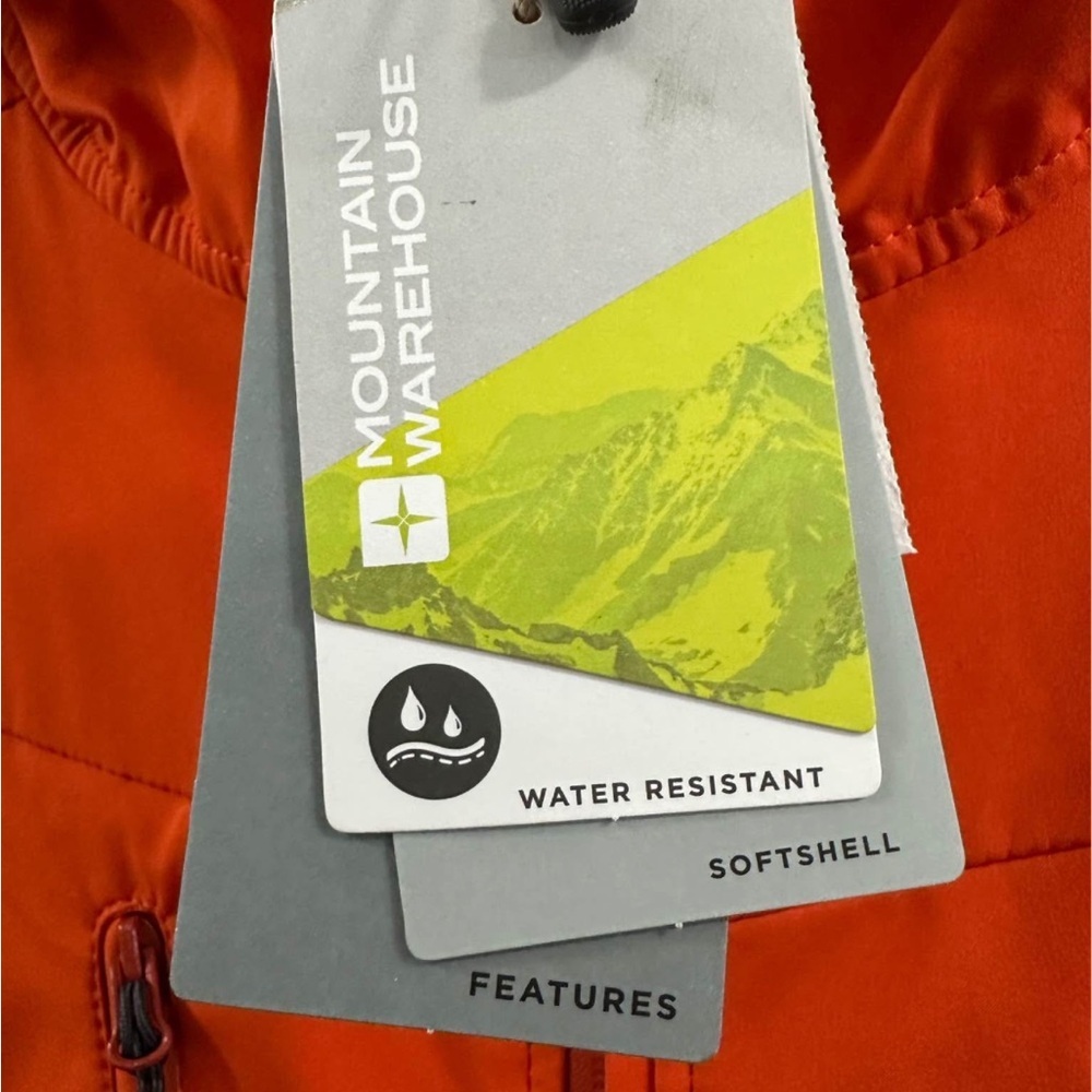 Men's Orange Performance Jacket - Picture 4 of 4